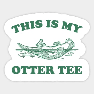 This Is My Otter Tee, Vintage Otter Graphic T Shirt, Funny Nature T Shirt, Retro 90s Sticker